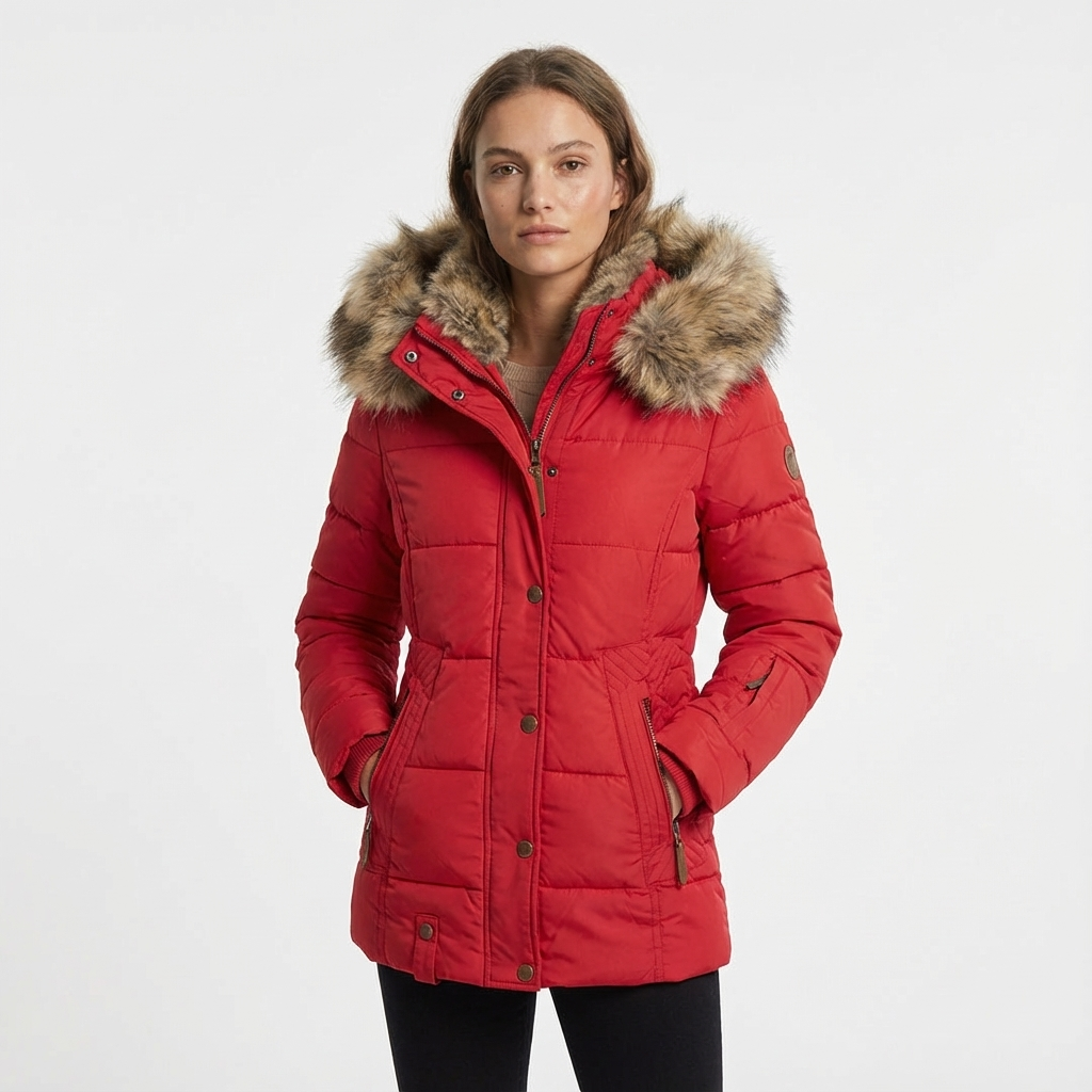 Women’s Hooded Slim Fit Puffer Jacket