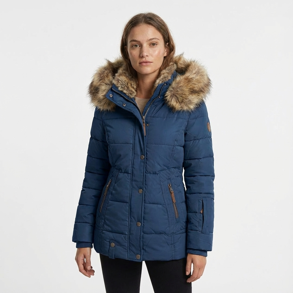 Women’s Hooded Slim Fit Puffer Jacket