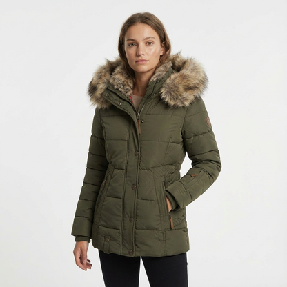 Women’s Hooded Slim Fit Puffer Jacket