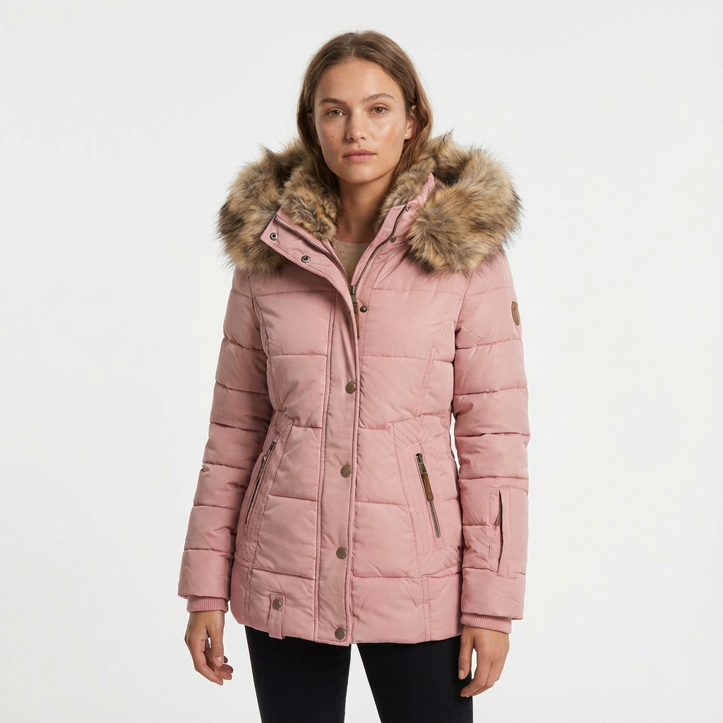 Women’s Hooded Slim Fit Puffer Jacket