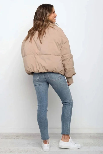 Silk Cotton Puffer Jacket