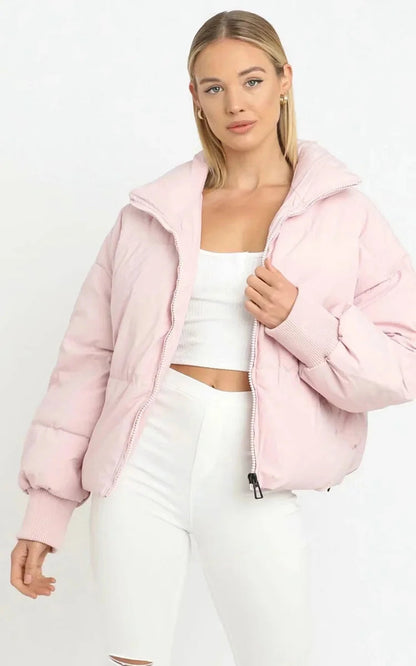 Silk Cotton Puffer Jacket