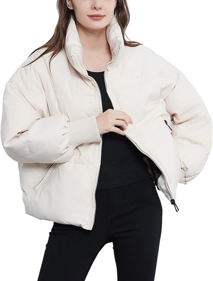 Silk Cotton Puffer Jacket
