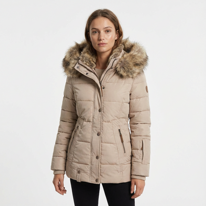 Women’s Hooded Slim Fit Puffer Jacket