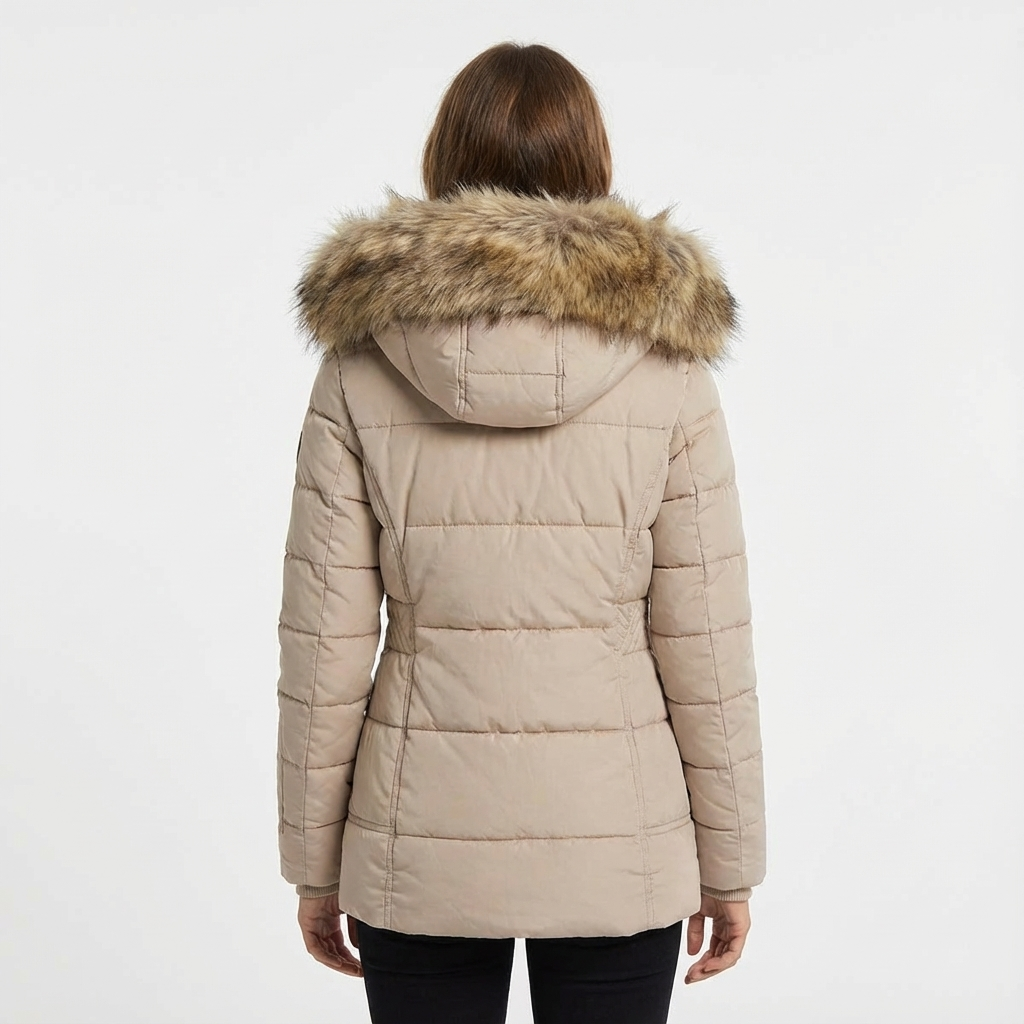Women’s Hooded Slim Fit Puffer Jacket