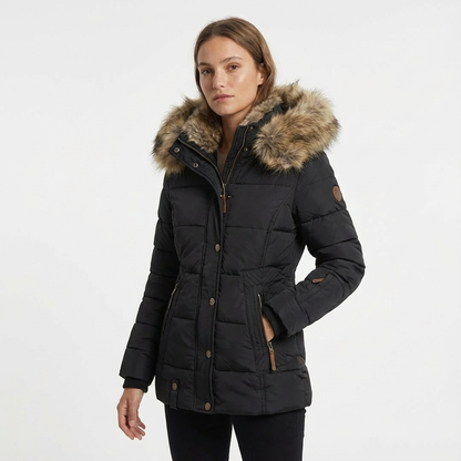 Women’s Hooded Slim Fit Puffer Jacket